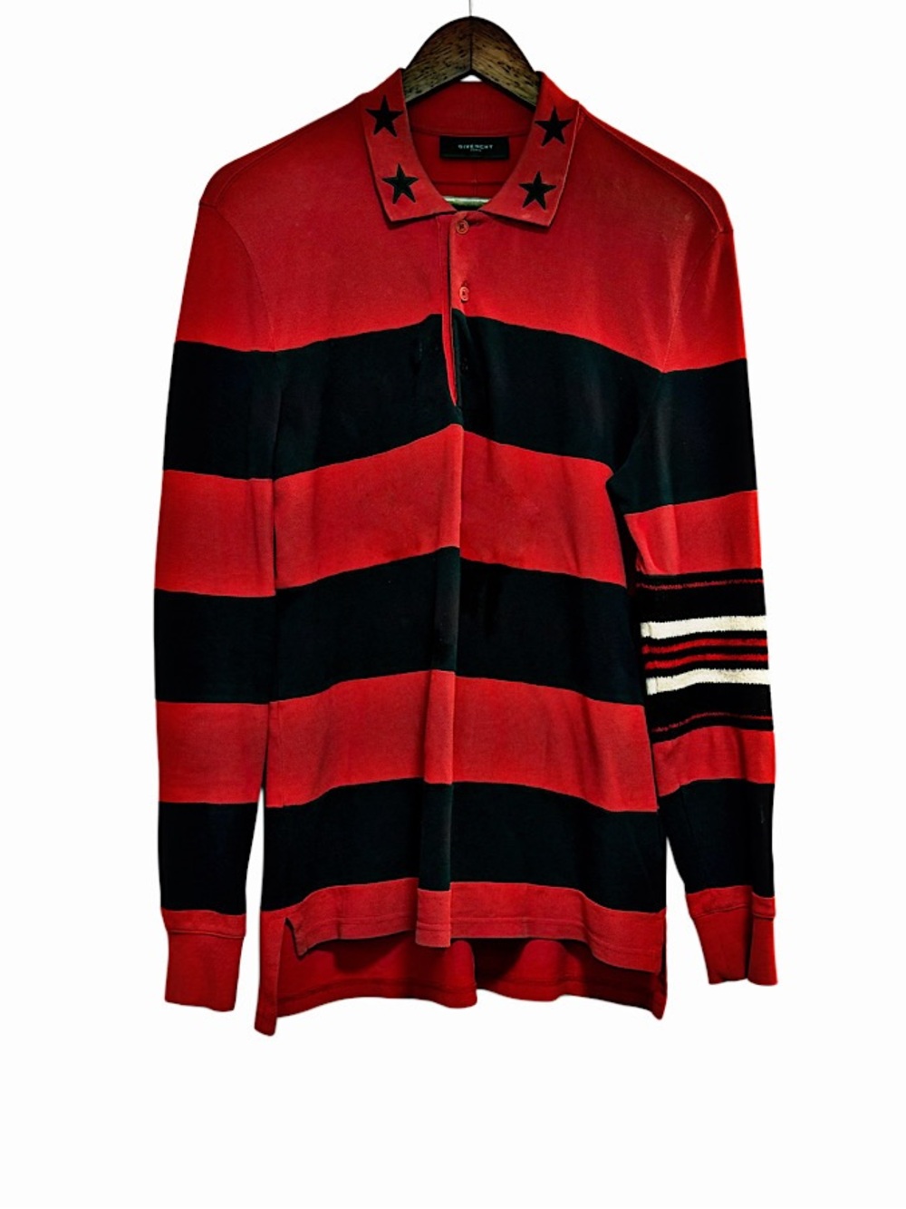 Authentic Givenchy 12 AW Riccardo Tisci Star Collar Polo